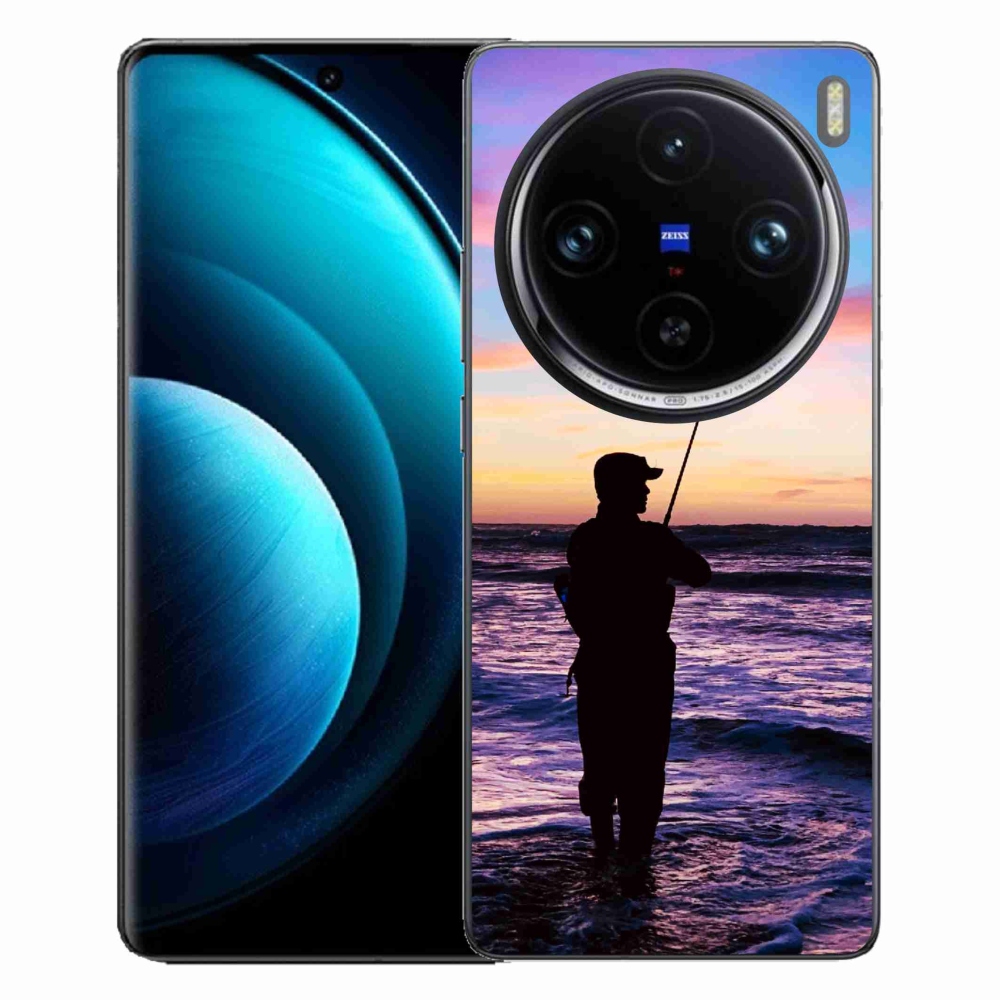 Gelový kryt mmCase na Vivo X100 Pro 5G - rybaření 1