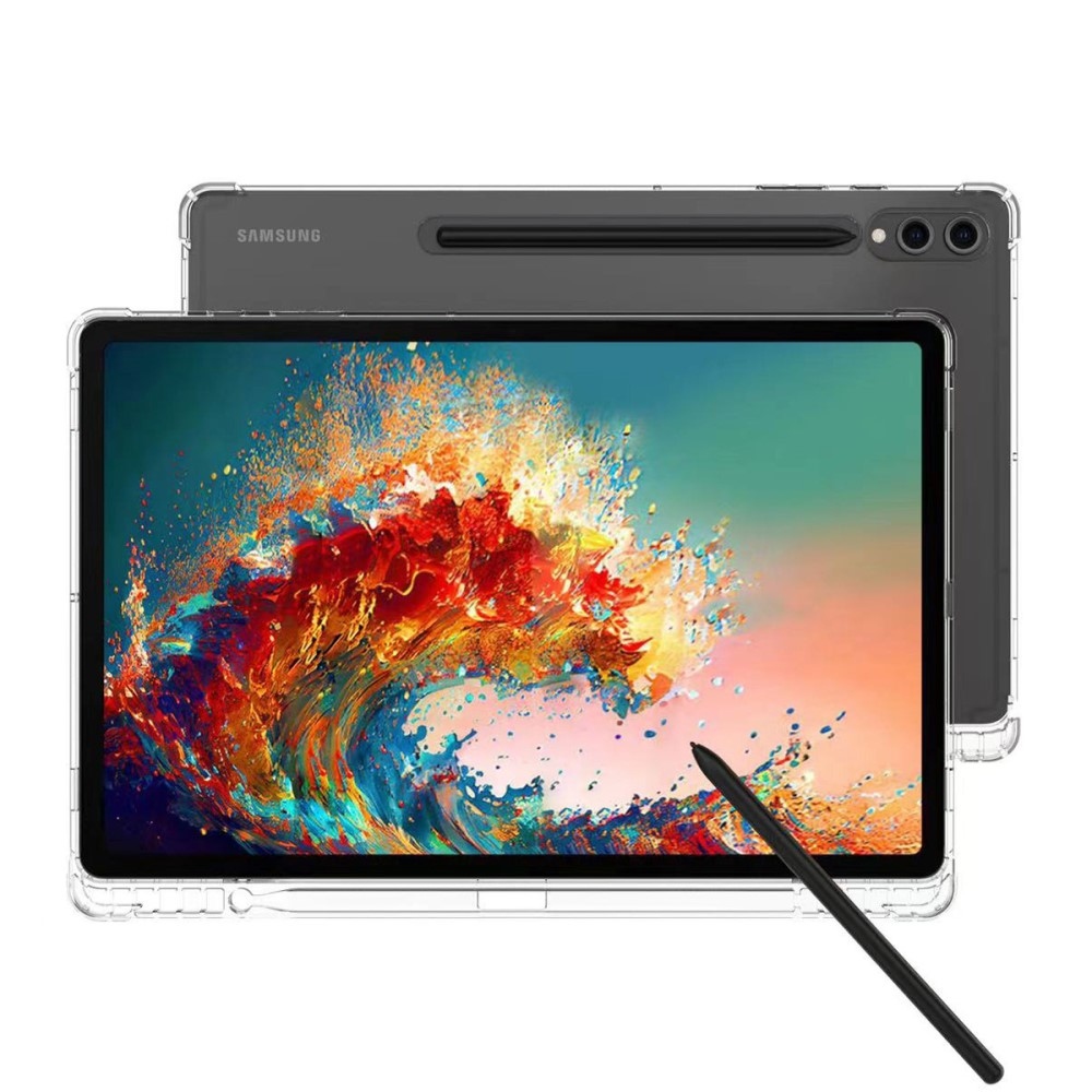 Průhledný gelový obal na Samsung Galaxy Tab S9 Ultra/Tab S10 Ultra - průhledný