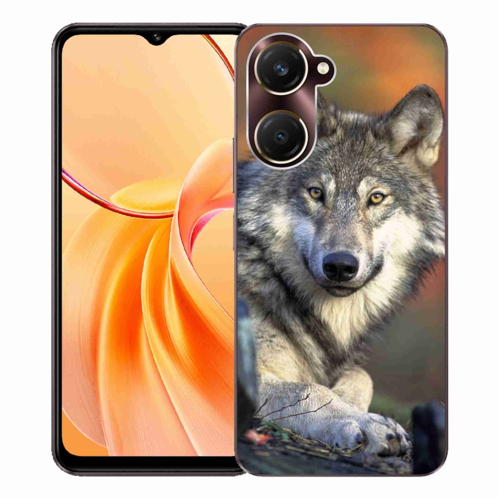 Gelový kryt mmCase na Vivo Y28s 5G - vlk