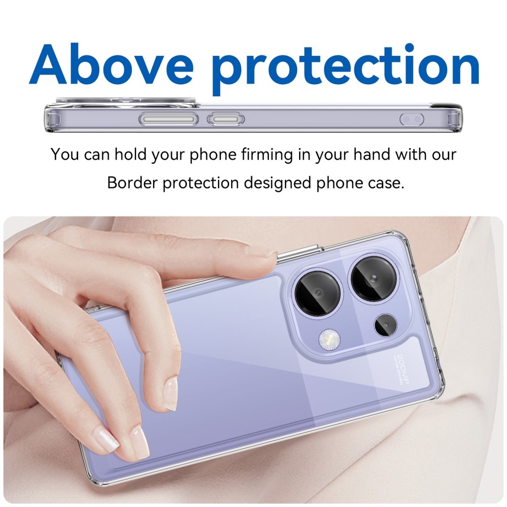 Gelový obal s pevnými zády pro Xiaomi Redmi Note 13 Pro 4G/Poco M6 Pro - průhledný