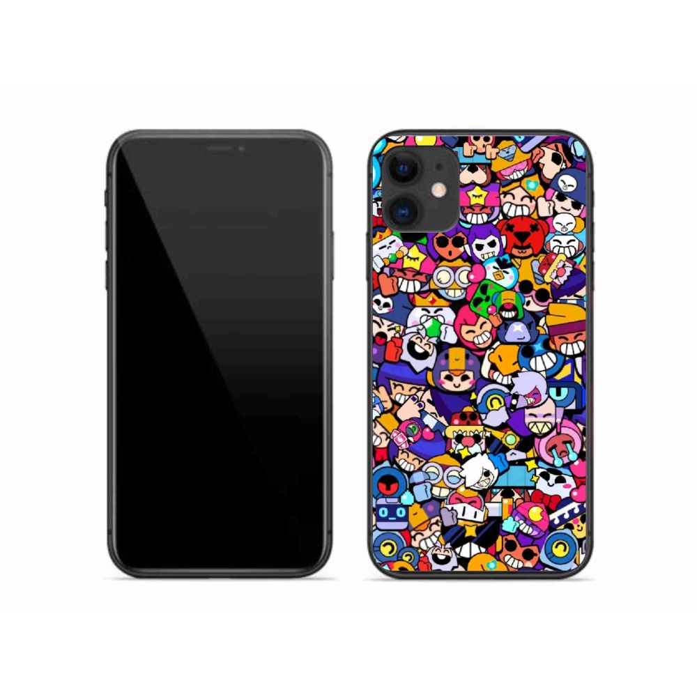 Gelový kryt mmCase na iPhone 11 - brawl stars 2