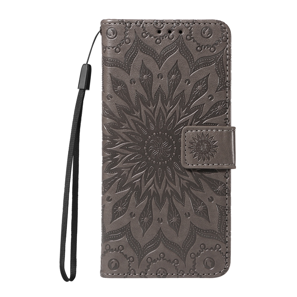 Sunflower knížkové pouzdro na Xiaomi Redmi 15C 4G/5G (173mm) - šedé