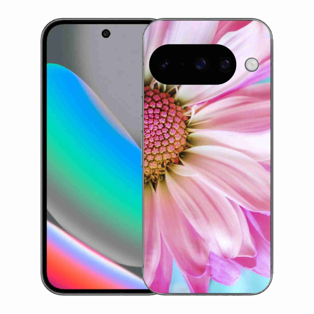 Gelový kryt mmCase na Google Pixel 10 - růžová květina