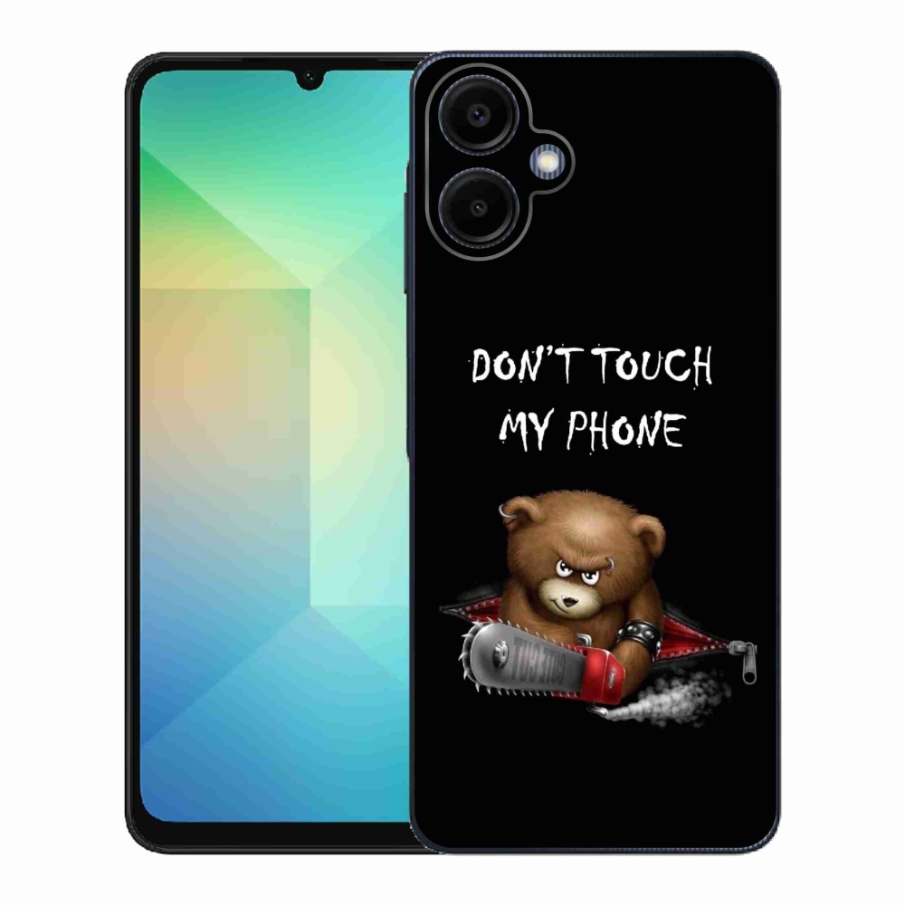 Gelový kryt mmCase na Samsung Galaxy A06 4G - nesahej na telefon