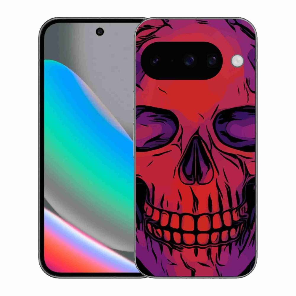 Gelový kryt mmCase na Google Pixel 10 - lebka