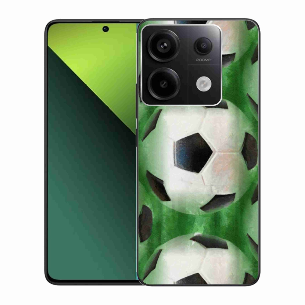 Gelový kryt mmCase na Xiaomi Redmi Note 13 Pro 5G/Poco X6 5G - fotbalový míč