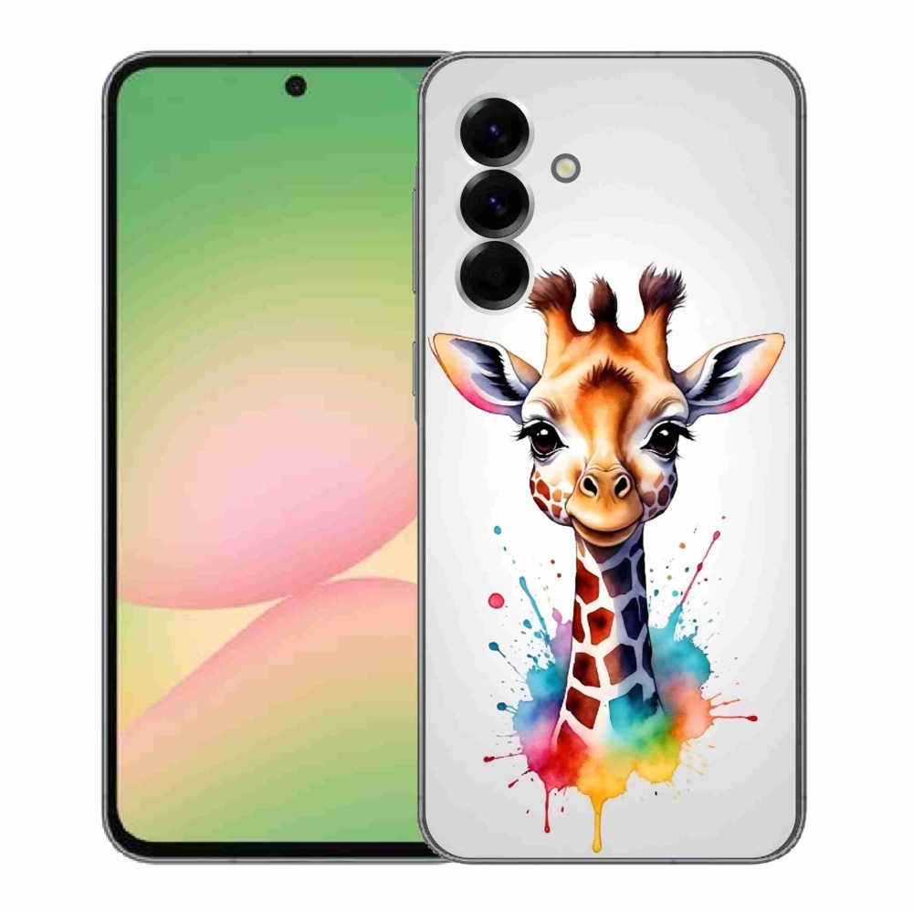 Gelový kryt mmCase na Samsung Galaxy A56 5G - žirafa 1