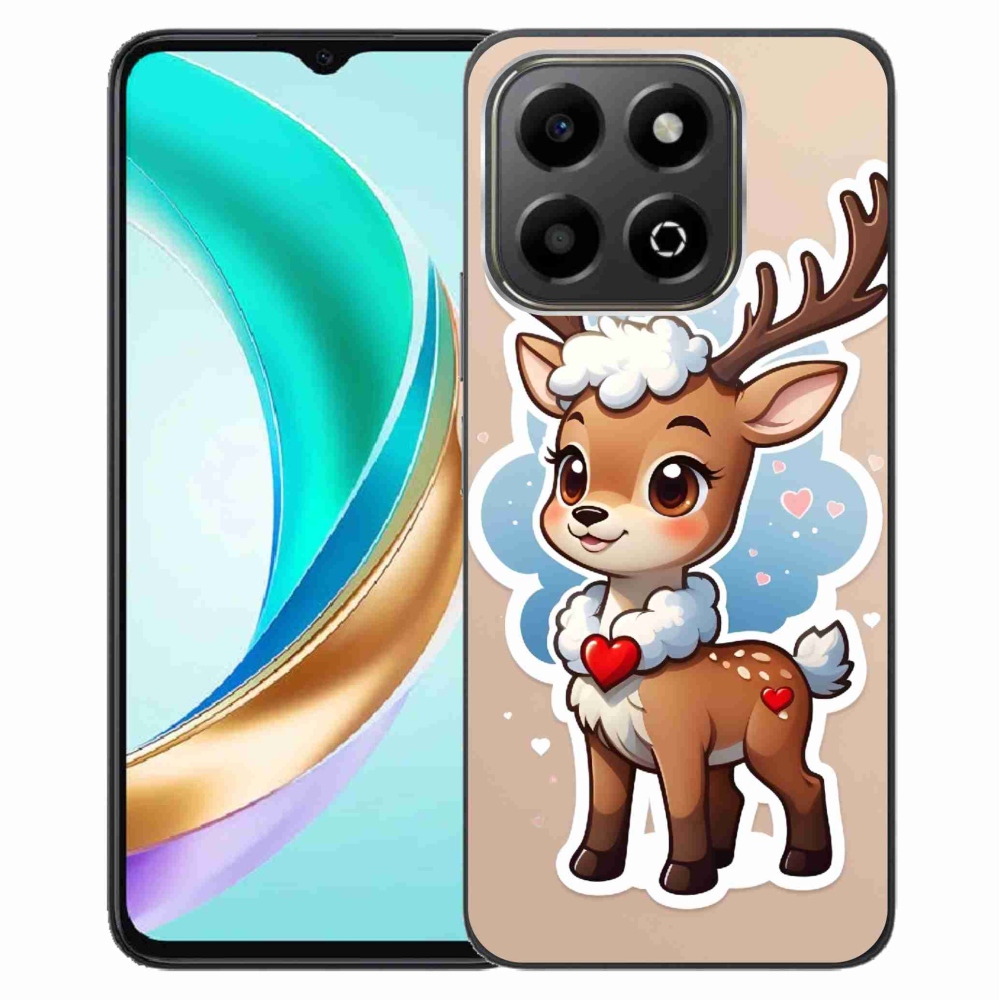 Gelový kryt mmCase na Honor X6b - kreslený sob
