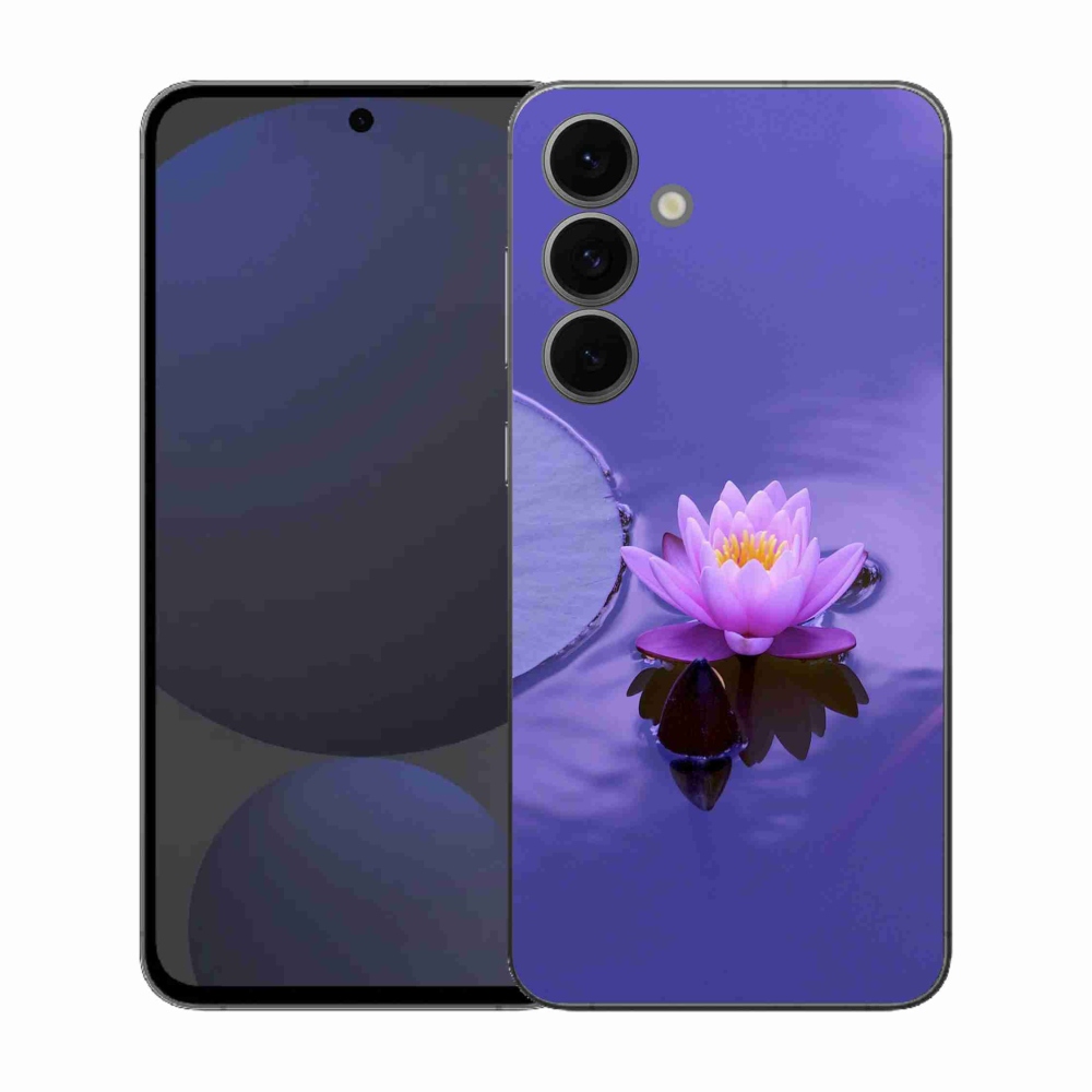 Gelový kryt mmCase na Samsung Galaxy S25 FE - květ na hladině