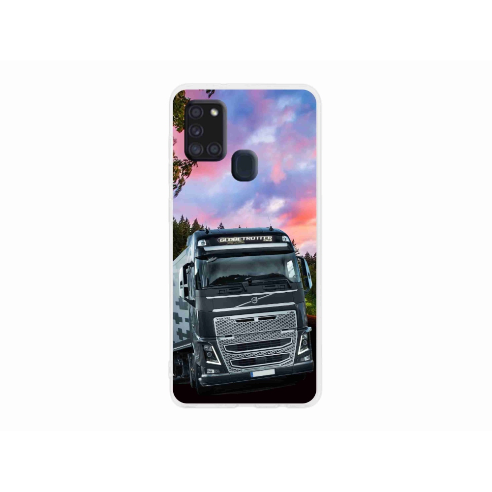 Gelový kryt mmCase na Samsung Galaxy A21s - kamion 2