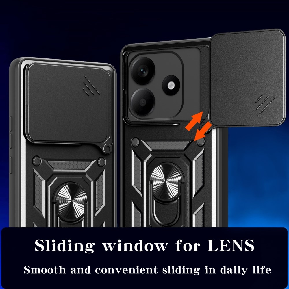 Slide odolný kryt na Xiaomi Redmi Note 14 5G - černý