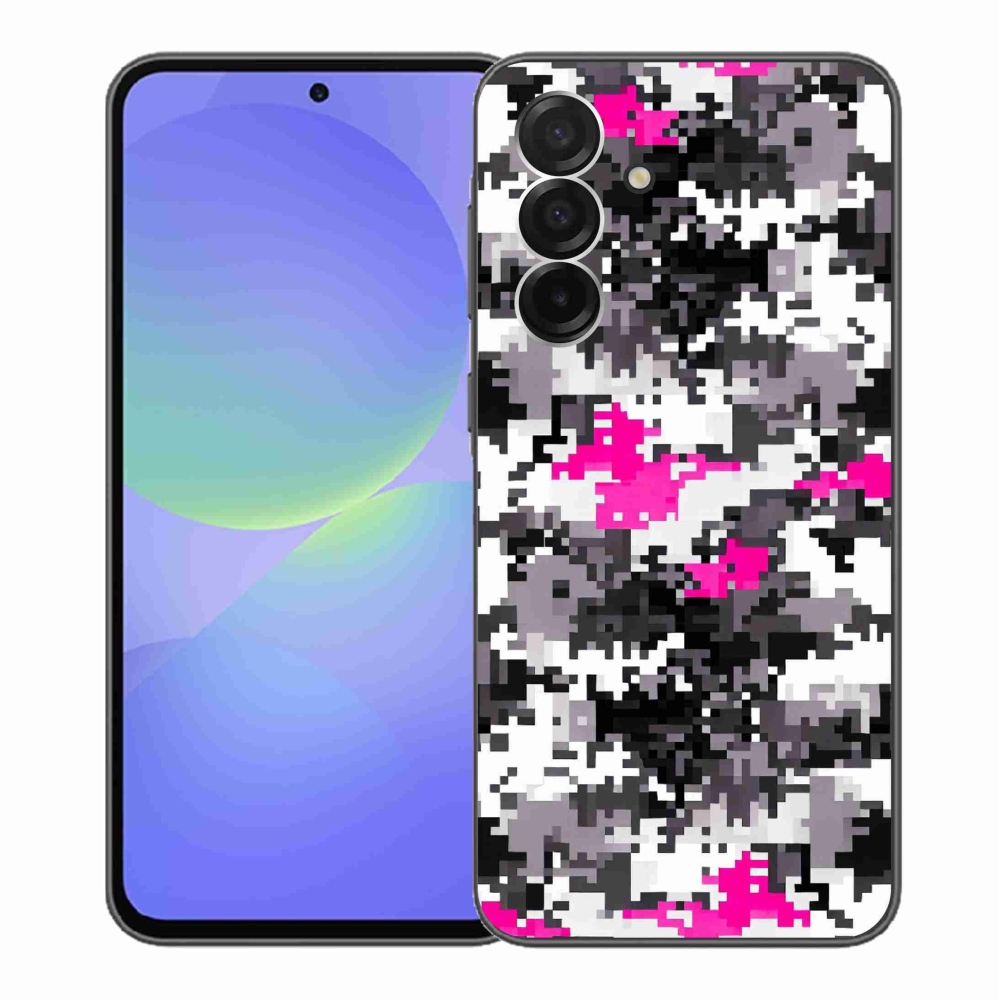 Gelový kryt mmCase na Samsung Galaxy A36 5G - maskáčový vzor 4