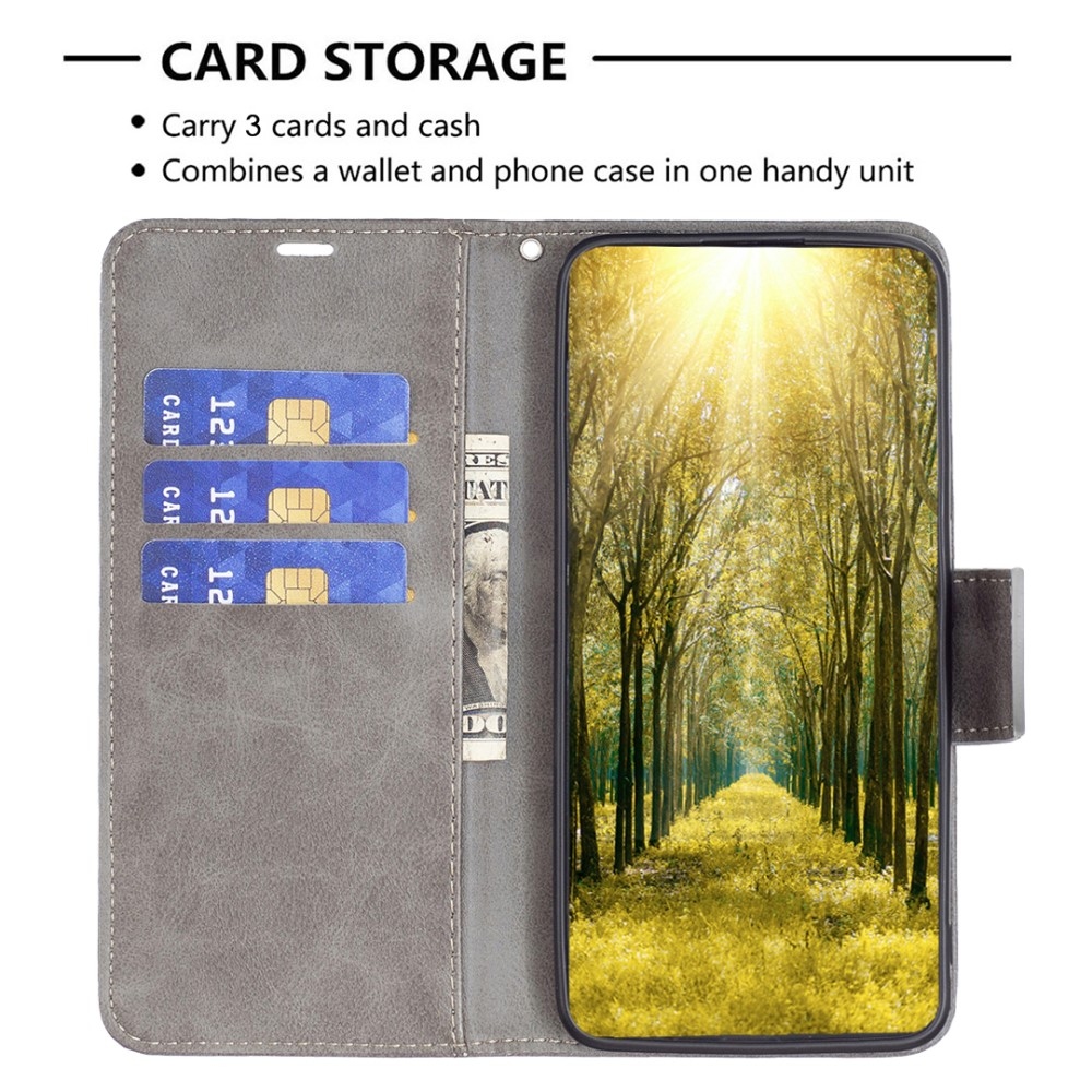 Case knížkové pouzdro na Xiaomi Redmi 13 4G/Poco M6 4G - šedé