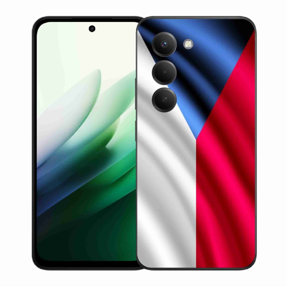 Gelový kryt mmCase na Xiaomi Redmi 15 5G (169mm) - česká vlajka