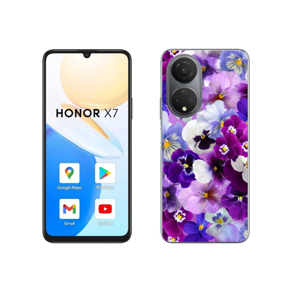 Gelový kryt mmCase na Honor X7 - květiny 9