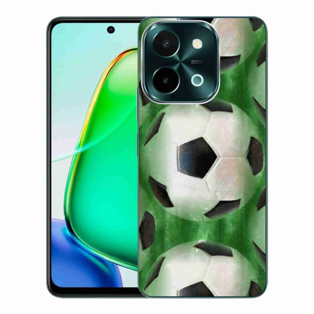 Gelový kryt mmCase na Vivo Y28 - fotbalový míč