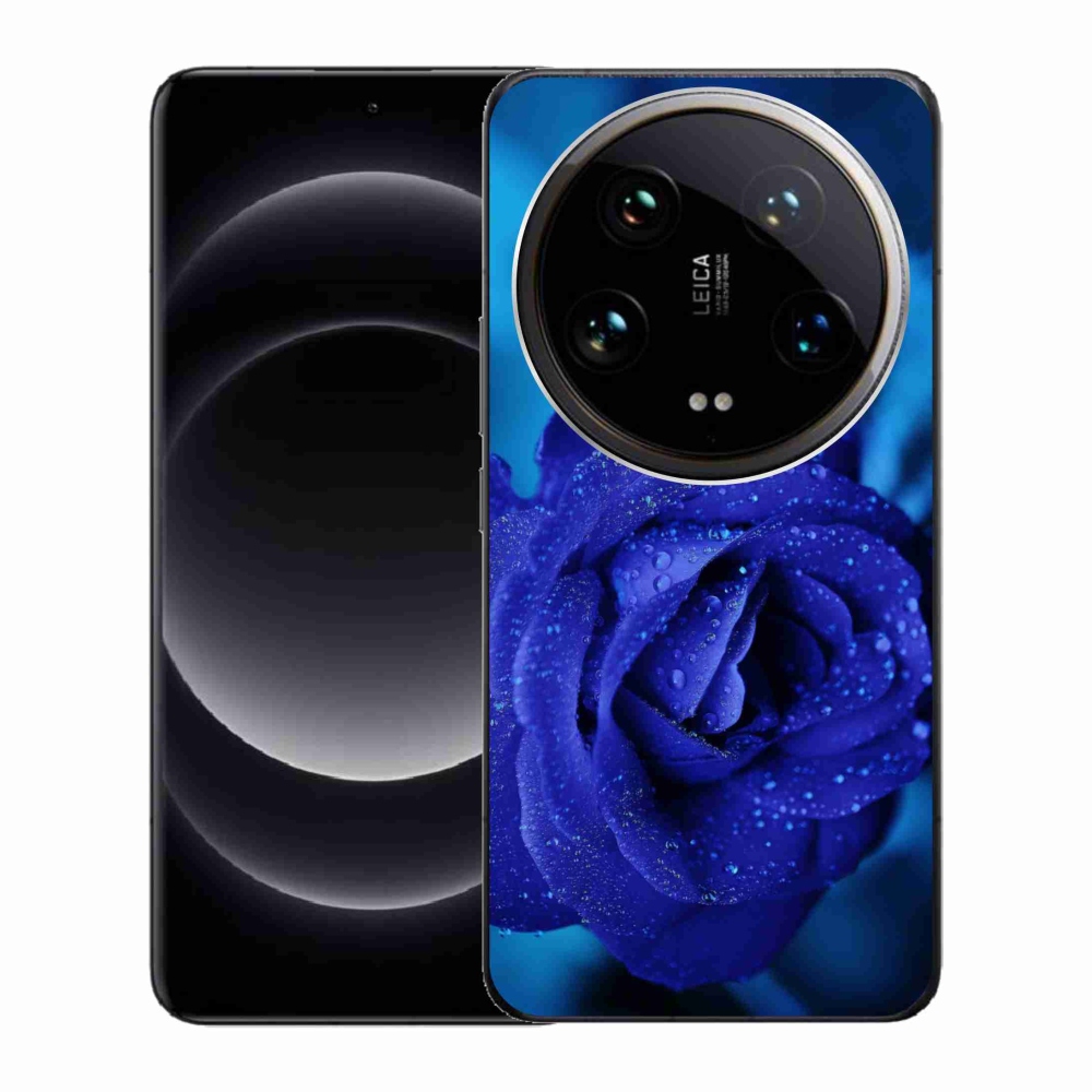 Gelový obal mmCase na Xiaomi 14 Ultra - modrá růže