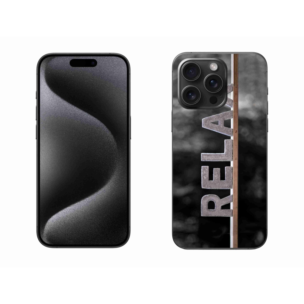 Gelový kryt mmCase na iPhone 15 Pro Max - relax 1