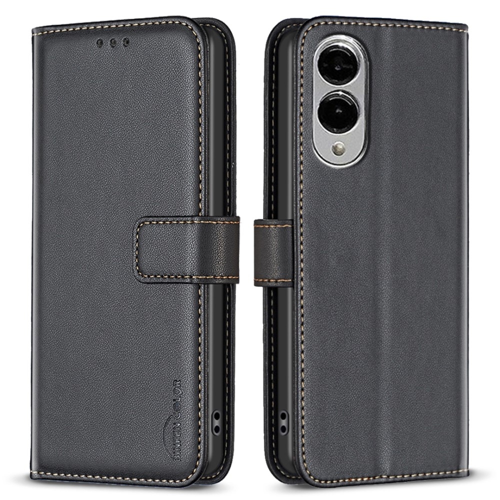BNF knížkové pouzdro na Samsung Galaxy S25 Edge - černé