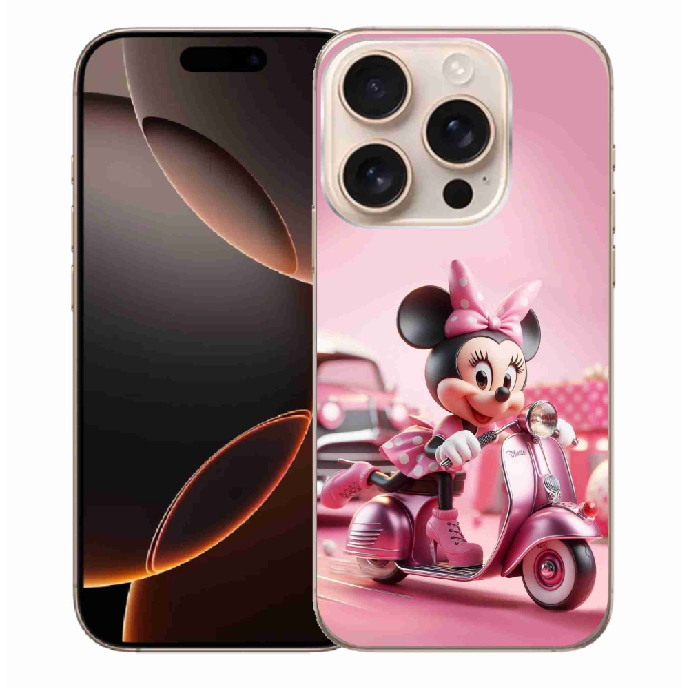 Gelový kryt mmCase na iPhone 16 Pro Max - minnie 1