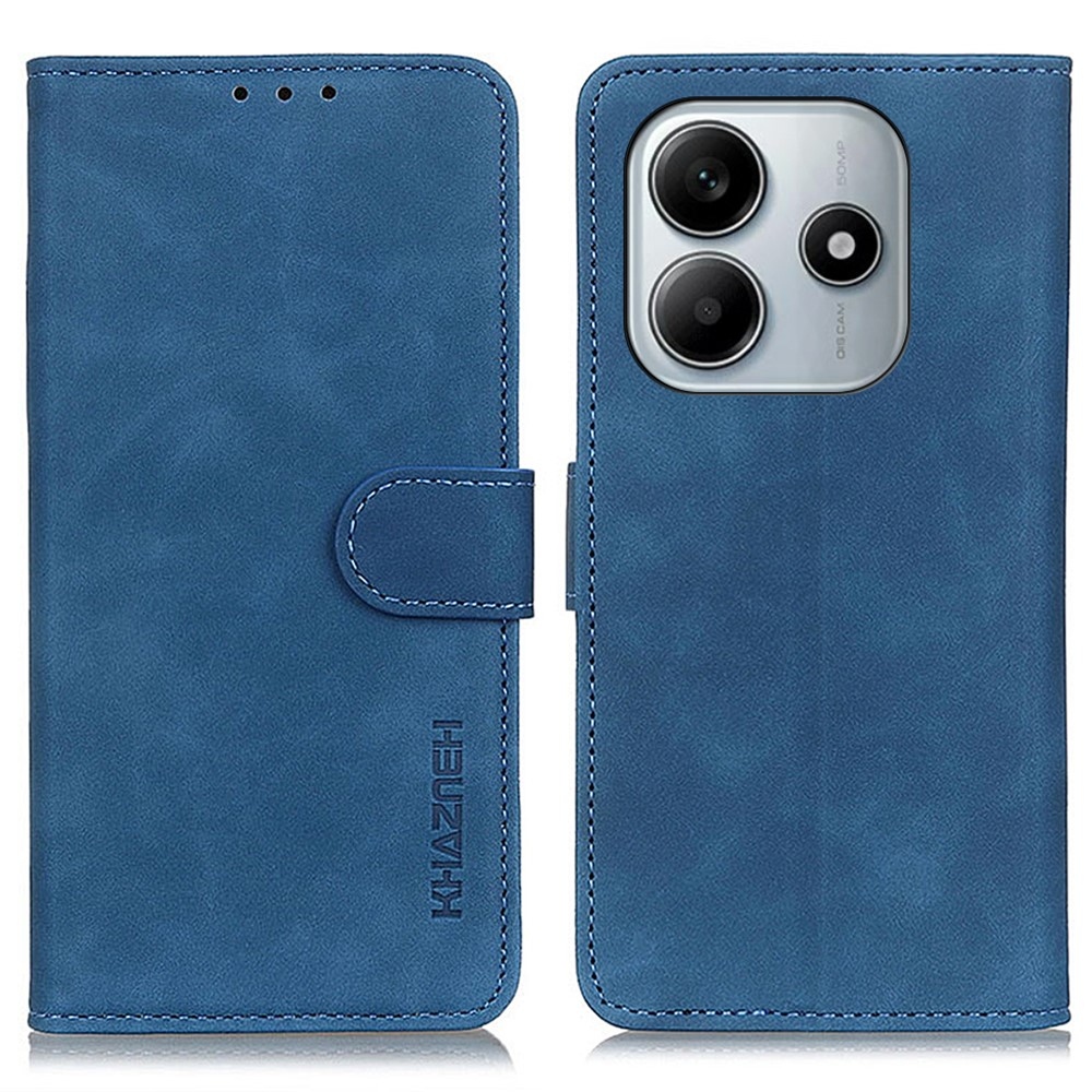 KHAZ knížkové pouzdro na Xiaomi Redmi Note 14 - modré