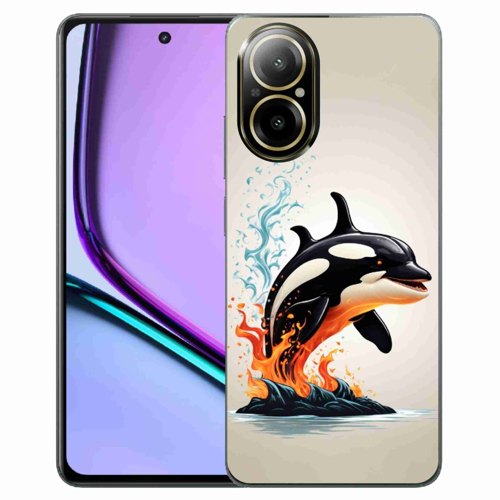 Gelový kryt mmCase na Realme C67 - kosatka