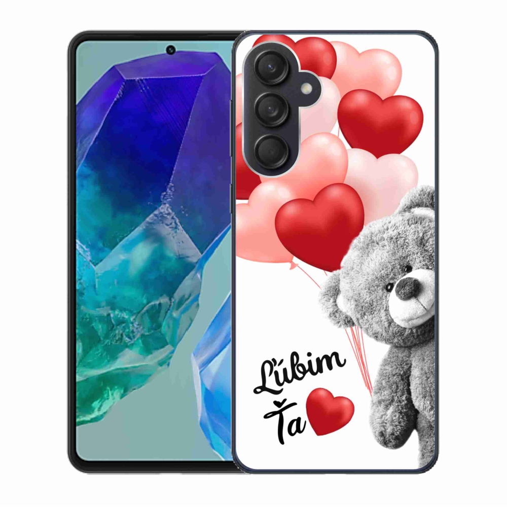 Gelový obal mmCase na Samsung Galaxy M55 5G - ľúbim ťa sk
