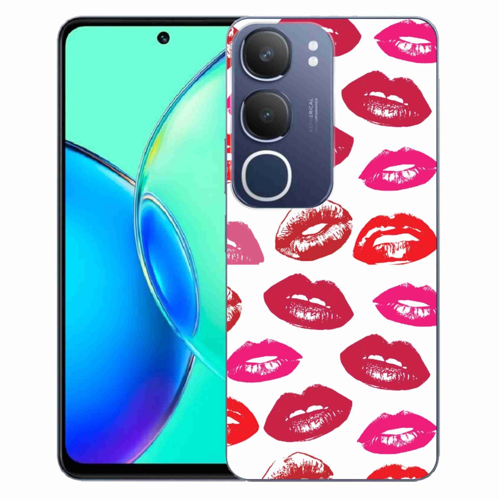Gelový kryt mmCase na Vivo Y19s - rty