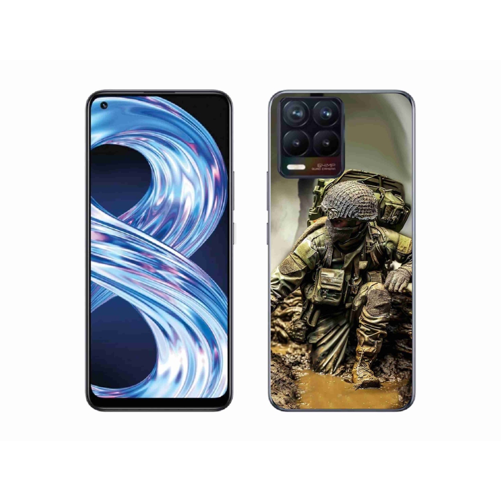 Gelový kryt mmCase na Realme 8 Pro - voják