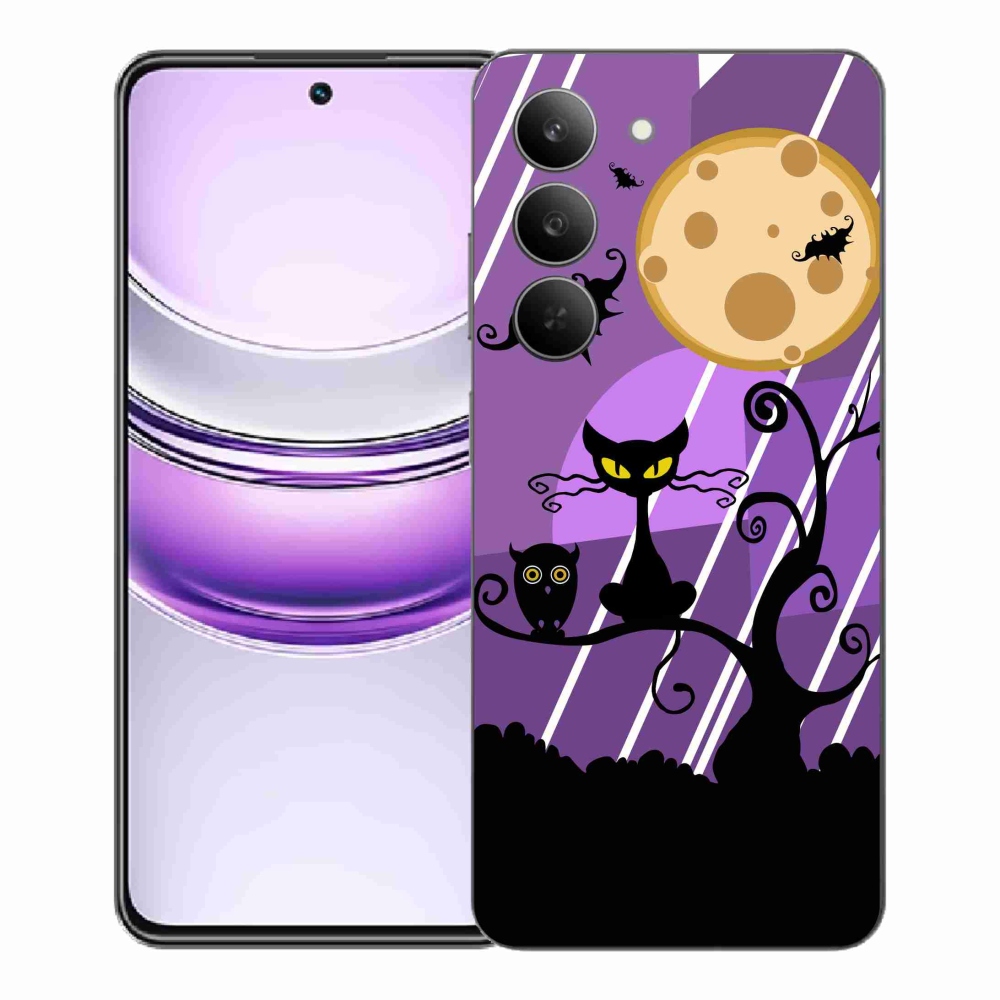 Gelový kryt mmCase na Realme 14x 5G - halloween