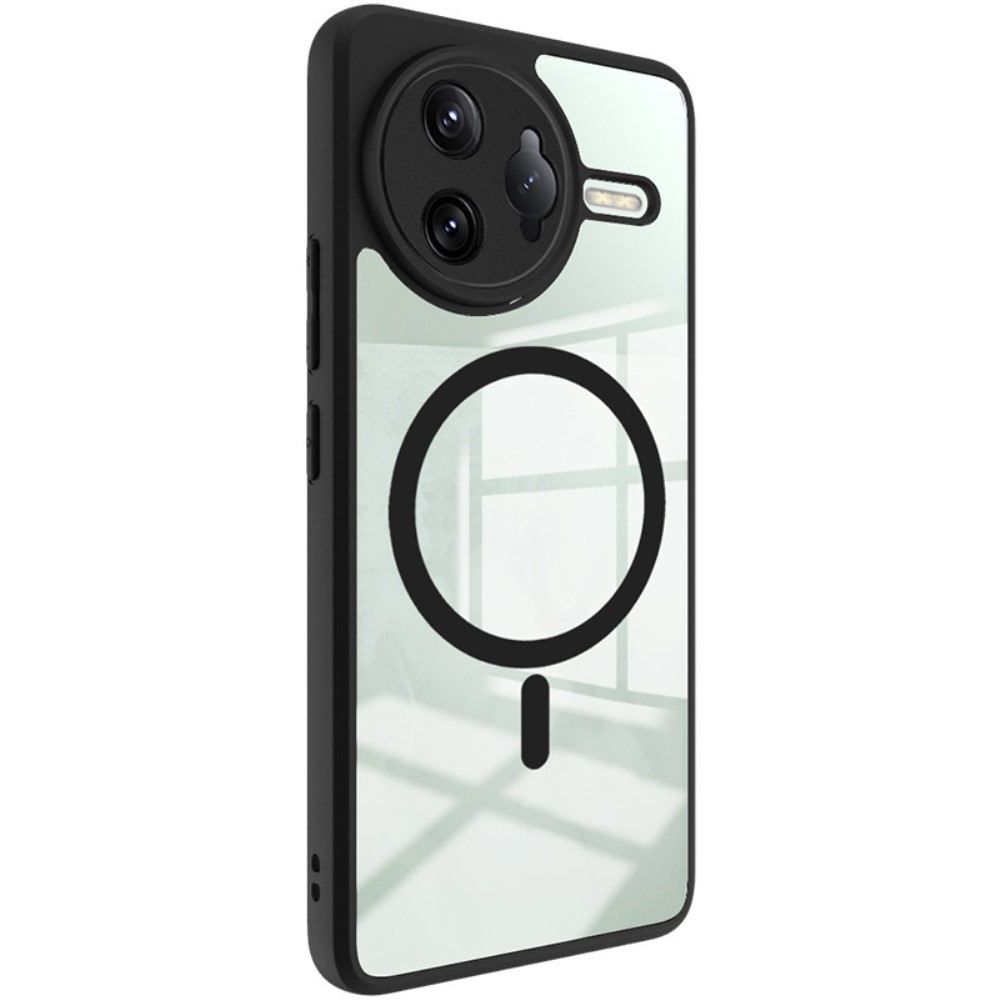 Clear gelový obal s podporou MagSafe na Xiaomi Poco F7 Ultra 5G - černý