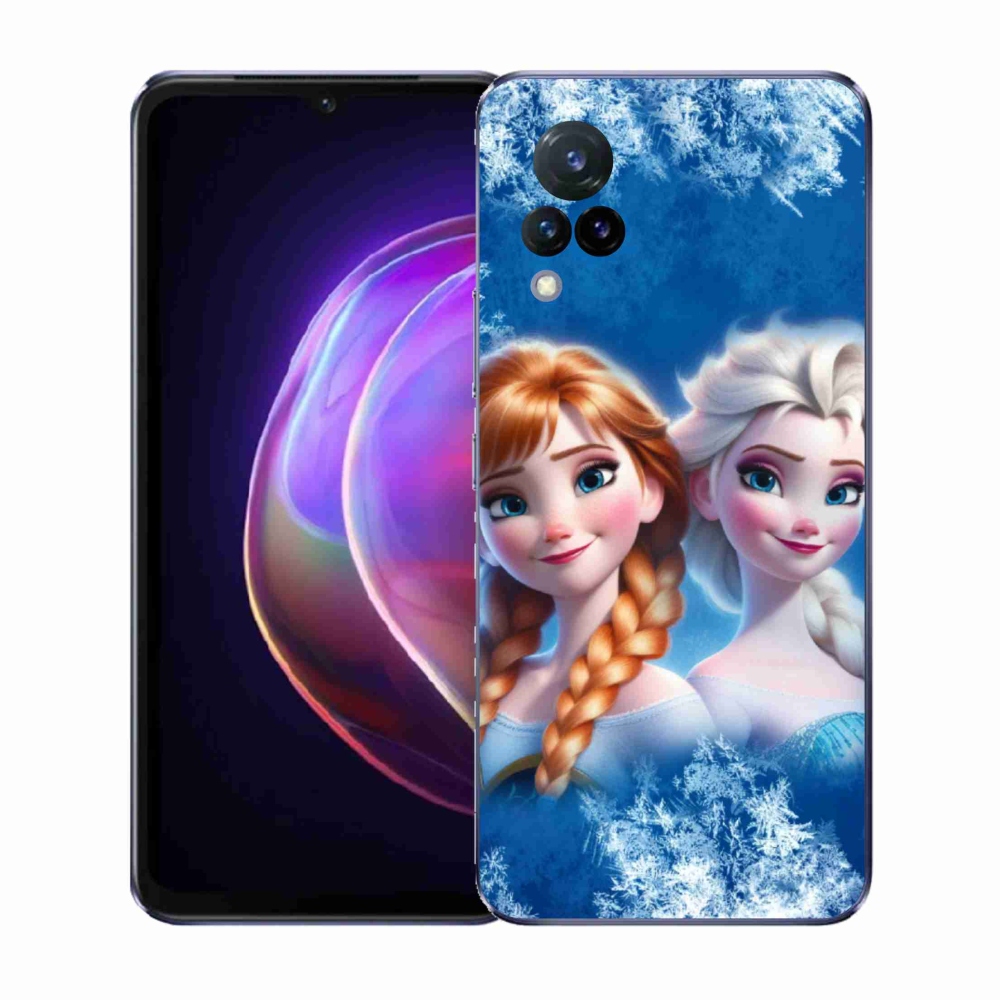 Gelový kryt mmCase na Vivo V21 4G/5G - ledové království 2