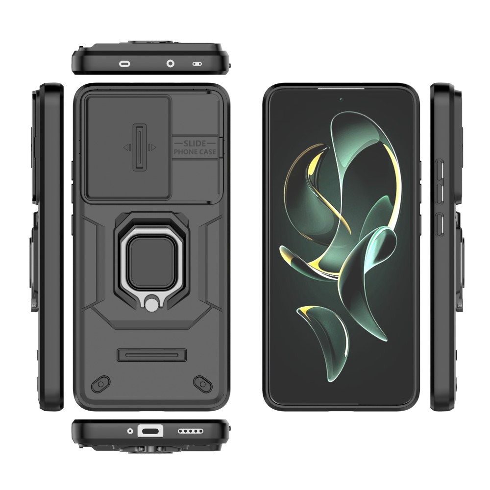 Lens odolný hybridní kryt na Xiaomi 13T/13T Pro - černý