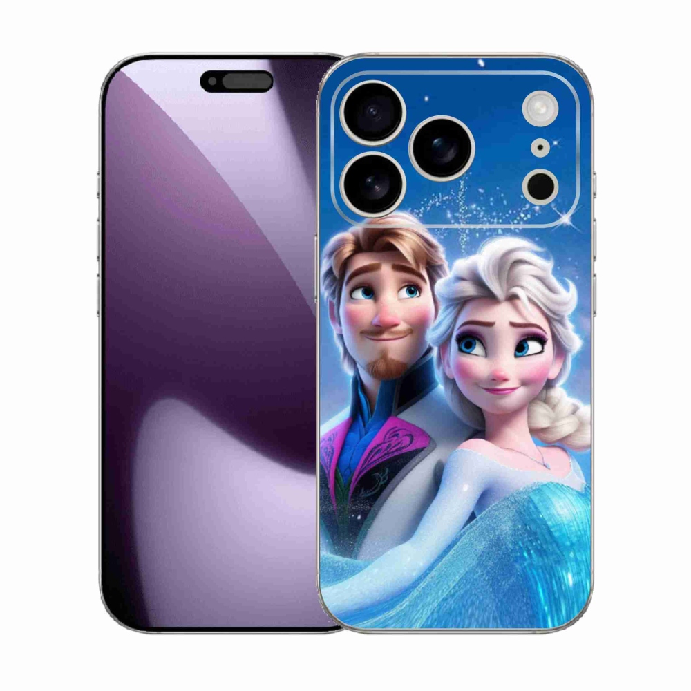 Gelový kryt mmCase na iPhone 17 Pro - ledové království 1