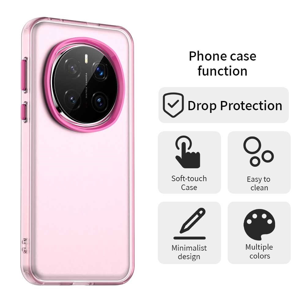 Candy matný gelový obal na Honor Magic 7 Pro 5G - růžový