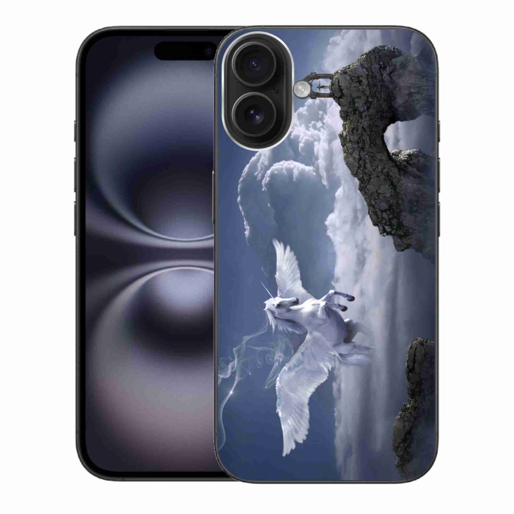 Gelový kryt mmCase na iPhone 16 Plus - pegas