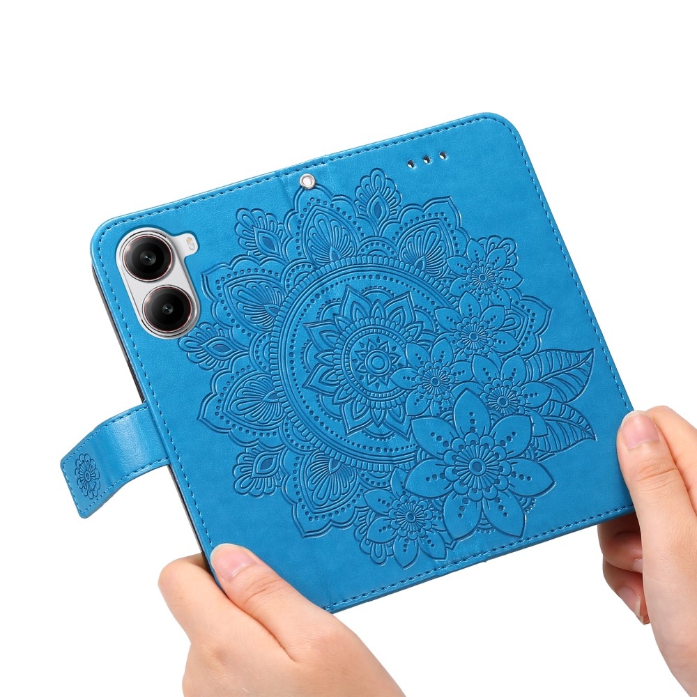 Mandala knížkové pouzdro na Xiaomi Poco X7 Pro 5G - modré