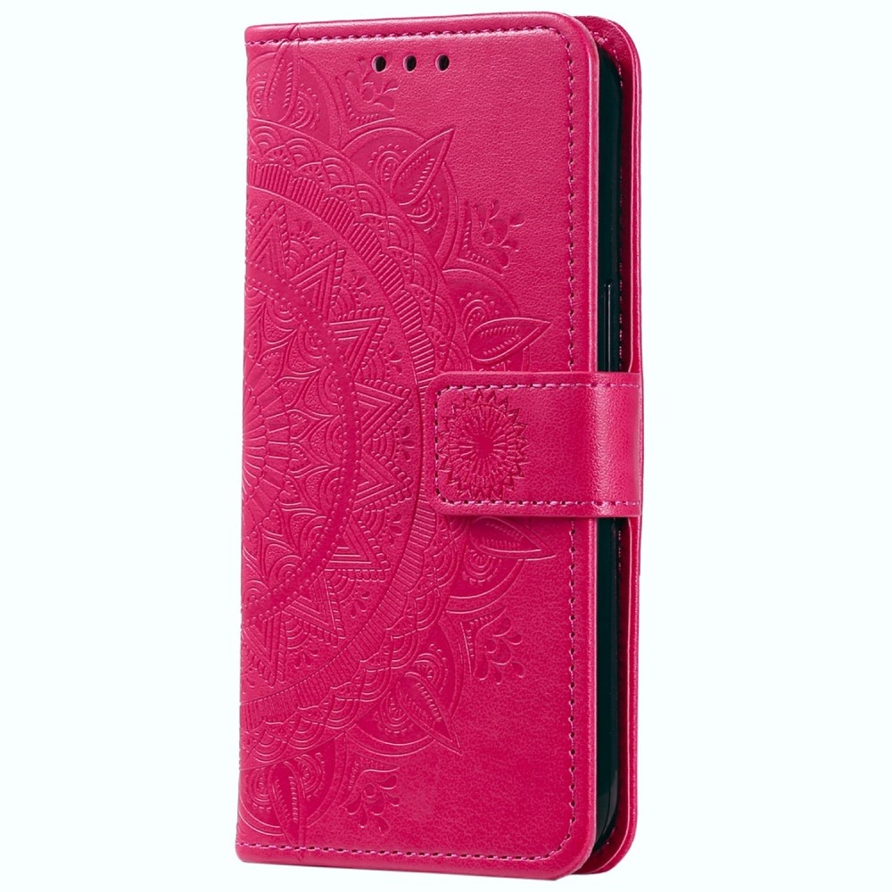 Mandala knížkové pouzdro na Xiaomi Redmi Note 14 5G - rose