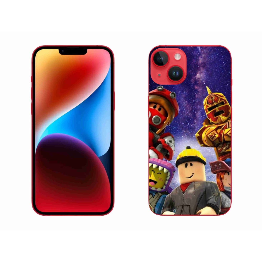Gelový kryt mmCase na iPhone 14 Plus - roblox 3