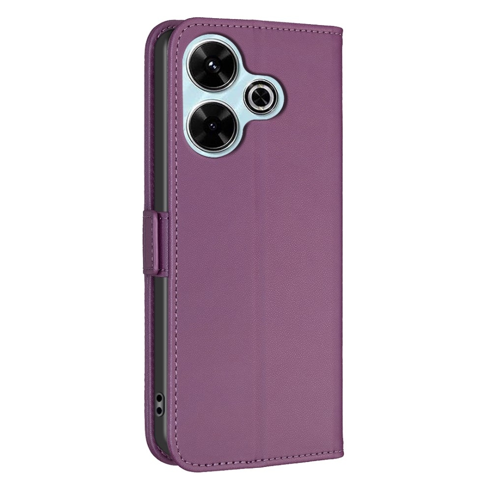 BNF knížkové pouzdro na Xiaomi Redmi 13 4G/Poco M6 4G - tmavěfialové