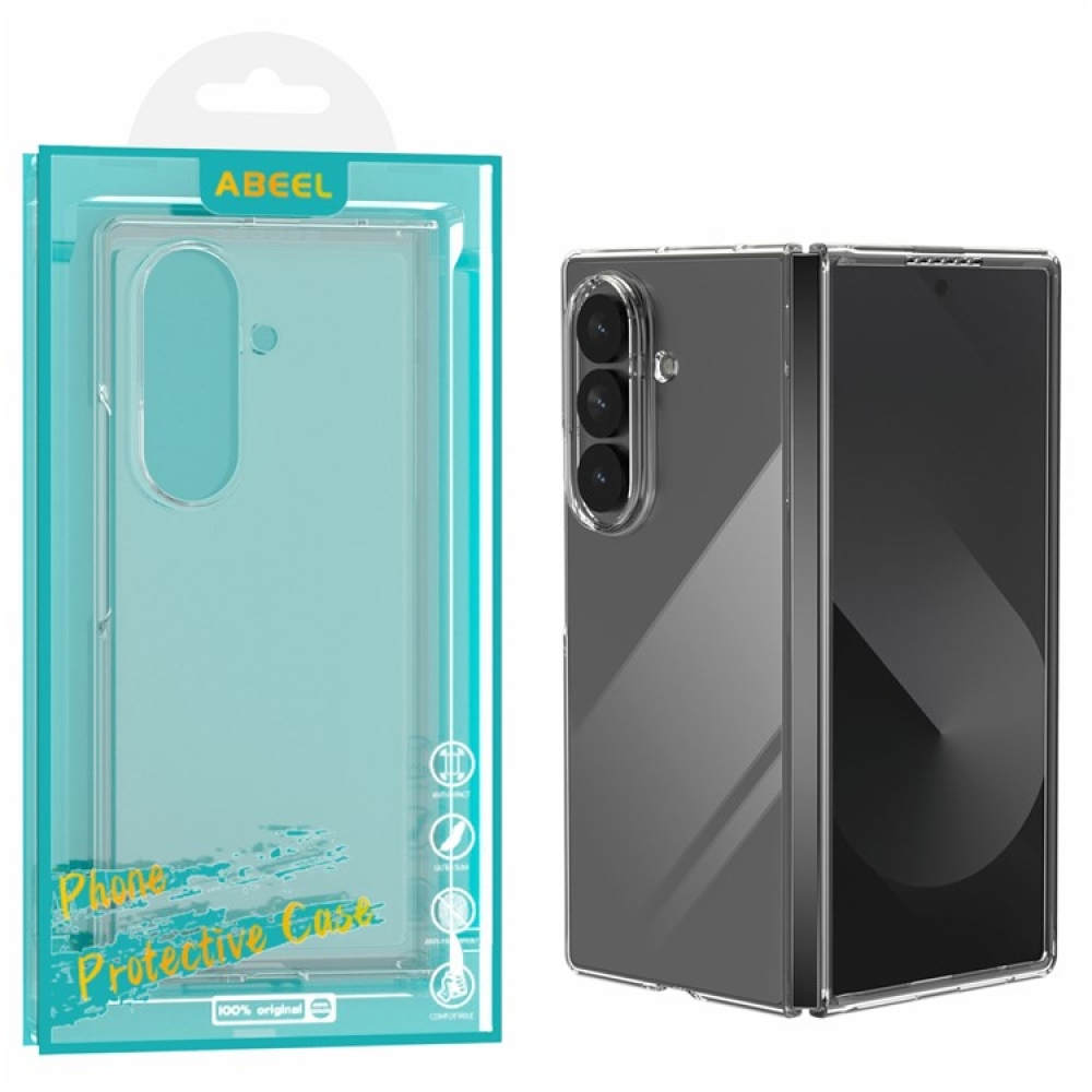 Plastový kryt na Samsung Galaxy Z Fold7 5G - průhledný