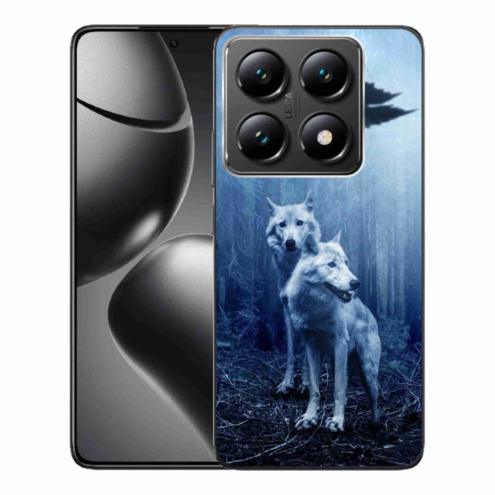 Gelový kryt mmCase na Xiaomi 14T Pro - vlci v lese