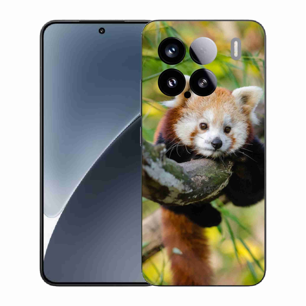 Gelový kryt mmCase na Xiaomi 15 - panda červená