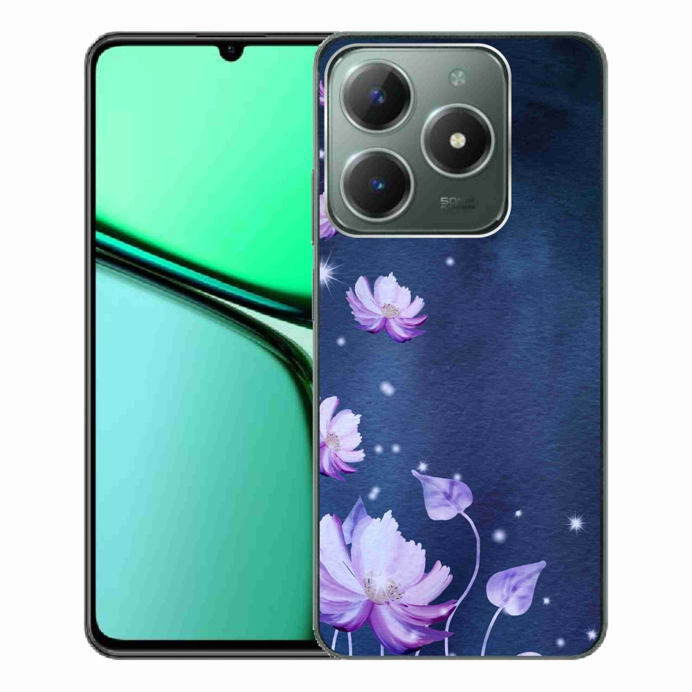 Gelový obal mmCase na Realme C61 - padající květy