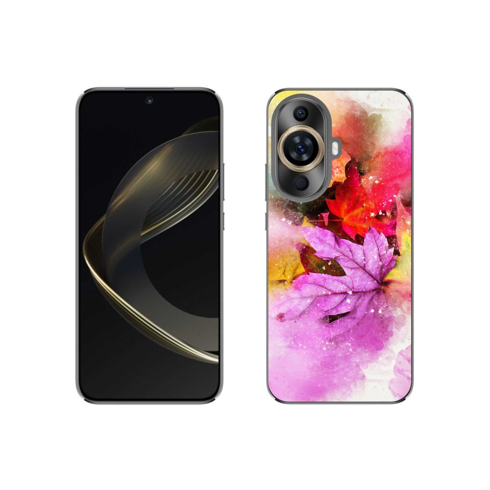 Gelový kryt mmCase na Huawei Nova 11 - barevné listy