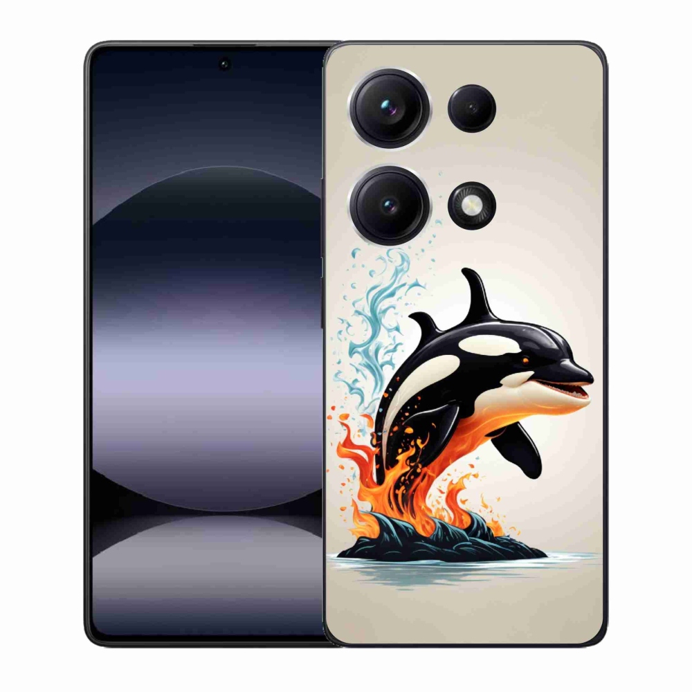 Gelový kryt mmCase na Xiaomi Redmi Note 14S - kosatka