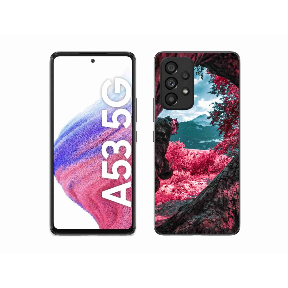 Gelový kryt mmCase na Samsung Galaxy A53 5G - výhled na hory