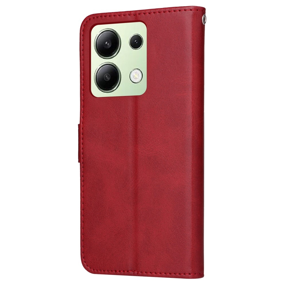 Wallet knížkové pouzdro na Xiaomi Redmi Note 13 - červené