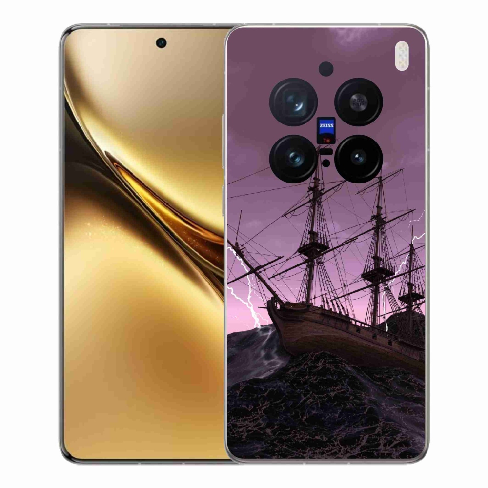 Gelový kryt mmCase na Vivo X200 Pro 5G - loď v bouři