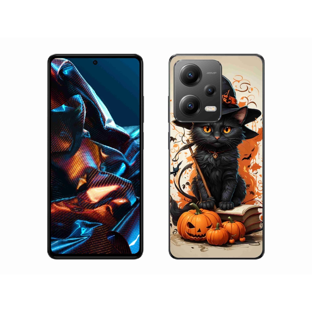 Gelový kryt mmCase na Xiaomi Redmi Note 12 Pro 5G - kocour čaroděj